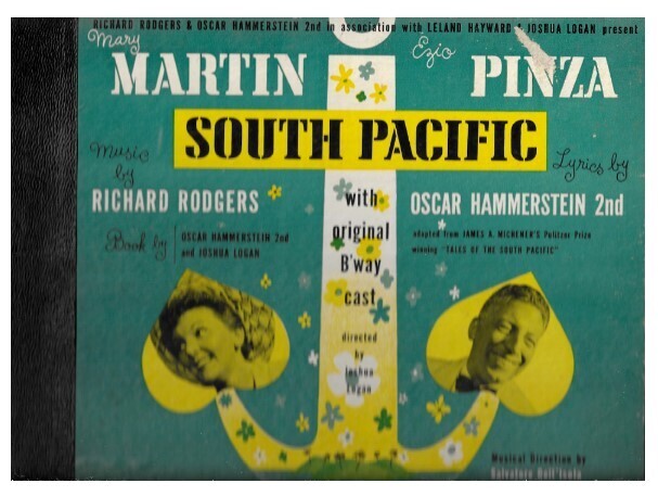 Original Cast / South Pacific | Columbia Masterworks MM-850 | 10" Shellac Album Set | 7 Record Box Set | 1949 | Mary Martin - Ezio Pinza