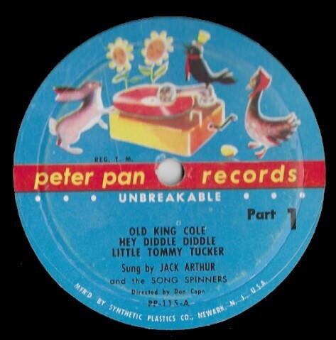 Arthur, Jack / Old King Cole | Peter Pan PP-115 | 10 Inch Vinyl Single (78 RPM) | June 1949