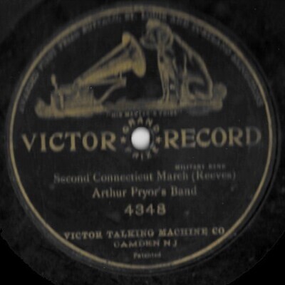 Pryor, Arthur (Band) / Second Connecticut March | Victor 4348 | 10 Inch Shellac Single (78 RPM) | 1-Sided | 1905