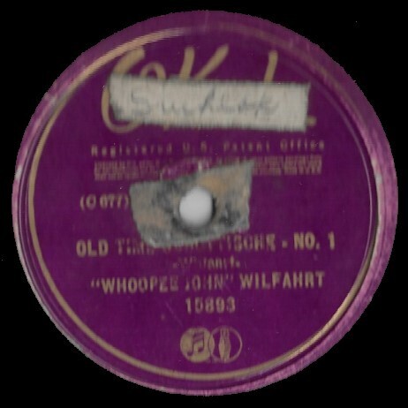 Wilfahrt, Whoopee John / Old Time Schottische - No. 1 | Okeh 15893 | 10 Inch Shellac Single (78 RPM) | December 1933