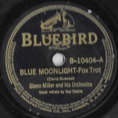 Miller, Glenn / Blue Moonlight | Bluebird B-10404 | 10 Inch Shellac Single (78 RPM) | November 1939