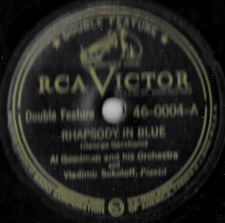 Goodman, Al / Rhapsody In Blue | RCA Victor 46-0004 | 12 Inch Shellac Single (78 RPM) | 1946