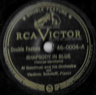 Goodman, Al / Rhapsody In Blue | RCA Victor 46-0004 | 12 Inch Shellac Single (78 RPM) | 1946