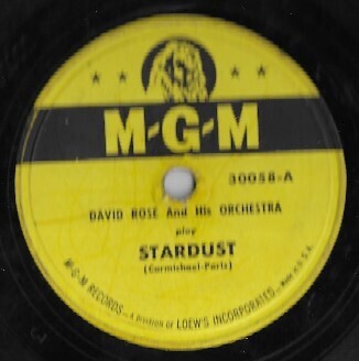Rose, David / Stardust | MGM 30058 | October 1947