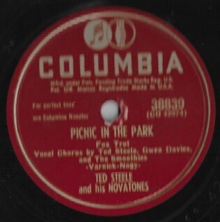Steele, Ted / Picnic in the Park | Columbia 38839 | 10 Inch Shellac Single (78 RPM) | 1950