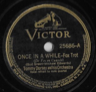 Dorsey, Tommy / Once in a While | Victor 25686 | 10 Inch Shellac Single (78 RPM) | March 1937