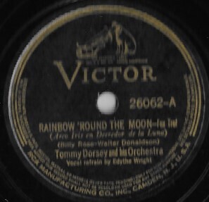 Dorsey, Tommy / Rainbow &#39;Round the Sun | Victor 26062 | 10 Inch Shellac Single (78 RPM) | September 1938