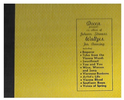 Horlick, Harry / Johann Strauss - Waltzes for Dancing | Decca 5 | 1938