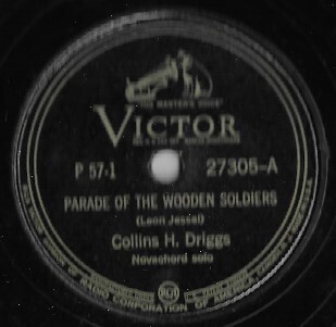 Driggs, Collins H. / Parade of the Wooden Soldiers | Victor 27305 | 10 Inch Shellac Single (78 RPM) | November 1940
