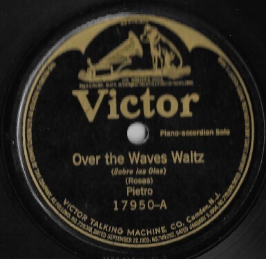 Deiro, Pietro / Over the Waves Waltz | Victor 17950 | 10 Inch Shellac Single (78 RPM) | June 1916