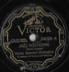 Victor Concert Orchestra / Jazz Nocturne | Victor 24028 | 10 Inch Shellac Single (78 RPM)