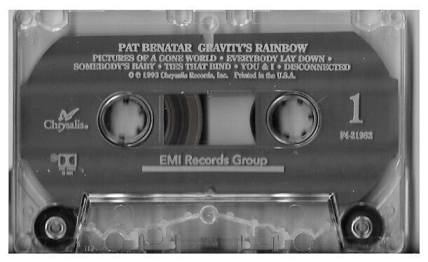 Benatar, Pat / Gravity's Rainbow | Chrysalis F4-21982 | May 1993