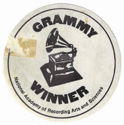 Grammy Winner / National Academy of Recording Arts and Sciences | Sticker | 1970s