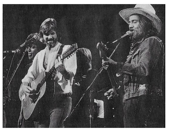 Kristofferson, Kris / On Stage with Willie Nelson | Magazine Photo | 1970s