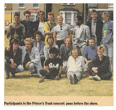 Various Artists / Prince&#39;s Trust Concert Participants-Outdoors Before Show | Magazine Photo | August 1986