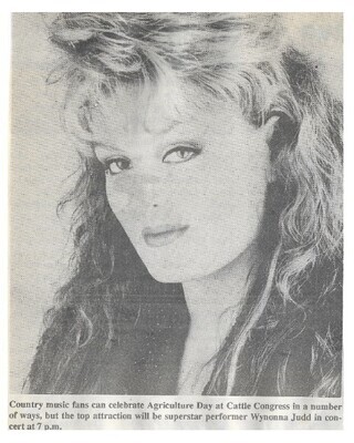 Judd, Wynonna / Agriculture Day - Cattle Congress / 1993