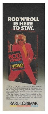 Stewart, Rod / The Rod Stewart Concert Video / 1986
