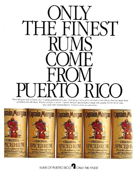 Captain Morgan / Original Spiced Rum | Magazine Ad | June 1994