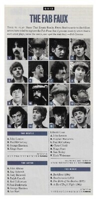 Beatles, The / The Fab Faux | Magazine Article | April 1994 | Quiz