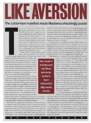 Madonna / Like Aversion / 1994