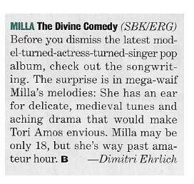 the divine comedy milla