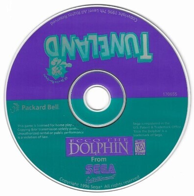 Packard Bell / Ecco the Dolphin - Tuneland | CD-Rom | 1996