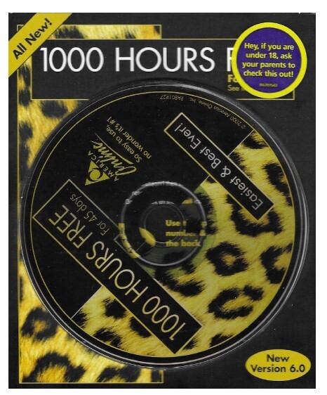 America Online / Version 6.0 | 1000 Hours Free! | 2000