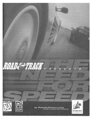 Need For Speed / Electronic Arts | Video Game | CD-Rom | 1995