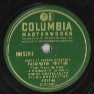 Kostelanetz, Andre / Fascination Rhythm | Columbia Masterworks MM-559 | 10 Inch Shellac Single (78 RPM) | 1945
