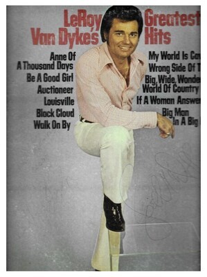 Van Dyke, LeRoy / Greatest Hits | Decca DL-75346 | 12 Inch Vinyl Album (33 RPM) | 1972 | Autographed