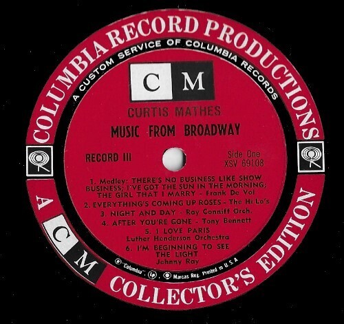 Various Artists / Curtis Mathes - Collection of Stereo Music - Album 3 | Columbia Record Productions | 1961