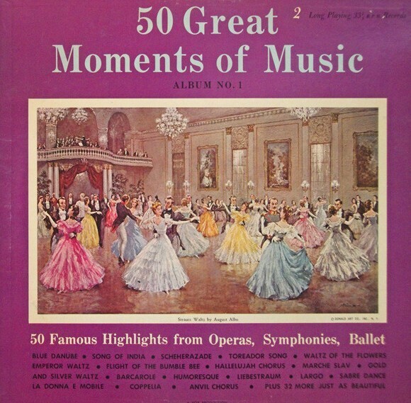 Various Composers / 50 Great Moments of Music - Album 1 | Vox Production GM-3