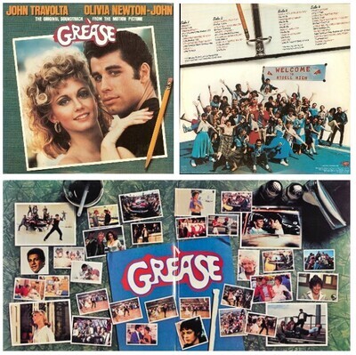 Soundtrack / Grease / RSO RS-2-4002 | April 1978 | Olivia Newton-John, John Travolta