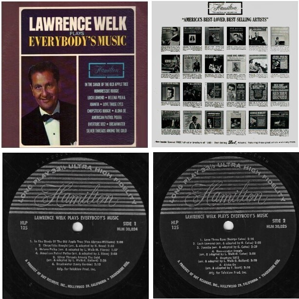Welk, Lawrence / Plays Everybody&#39;s Music | Hamilton HLP-125 | 1964