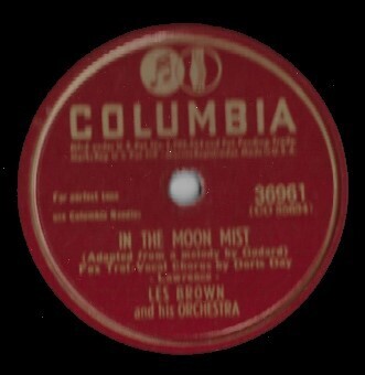 Brown, Les / In the Moon Mist | Columbia 36961 | 10 Inch Shellac Single (78 RPM) | March 1946