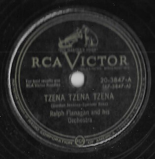 Flanagan, Ralph / Tzena Tzena Tzena | RCA Victor 20-3847 | 10 Inch Shellac Single (78 RPM) | July 1950