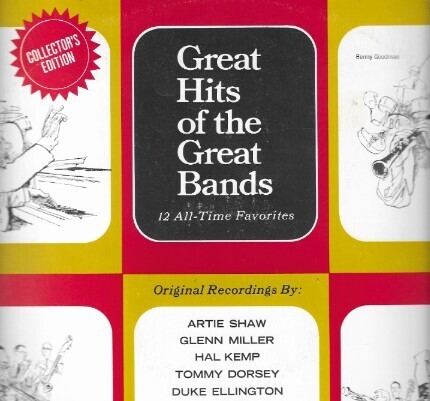 Various Artists / Great Hits of the Great Bands | Reader's Digest RD4-44-2 | 12 Inch Vinyl Album (33 RPM) | 1969 | Record 1