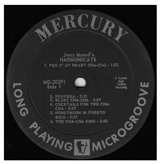 Harmonicats, The / Harmonica Cha-Cha | Mercury MG-20391 | 12 Inch Vinyl Album (33 RPM) | 1958