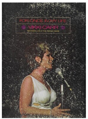 Carr, Vikki / For Once in My Life | Liberty LST-7604 | 12 Inch Vinyl Album (33 RPM) | March 1969
