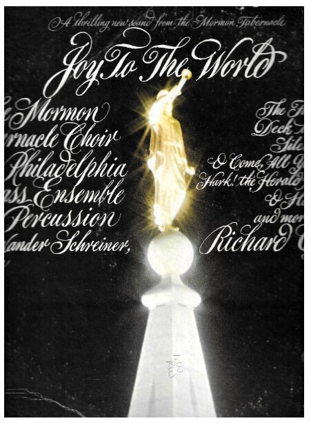 Mormon Tabernacle Choir / Joy to the World | Columbia Masterworks M-30077 | Album Cover | 1970