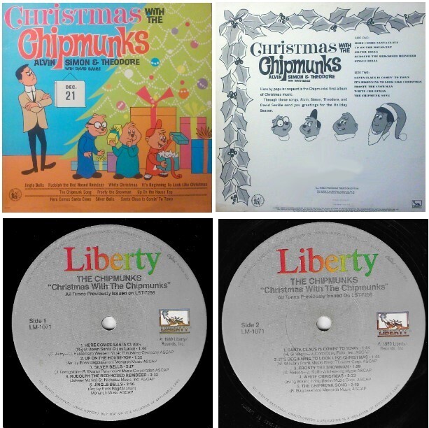 Chipmunks, The / Christmas With The Chipmunks | Liberty LM-1071 | 12 Inch Vinyl Album (33 RPM) | November 1980