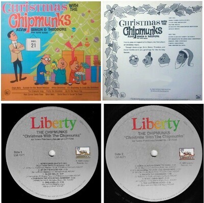 Chipmunks, The / Christmas With The Chipmunks | Liberty LM-1071 | 12 Inch Vinyl Album (33 RPM) | November 1980