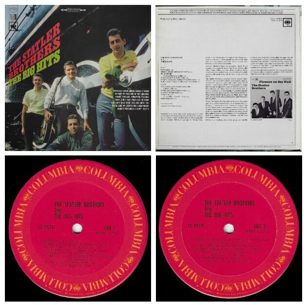 Statler Brothers, The / The Big Hits | Columbia CS-9519 | 12 Inch Vinyl Album (33 RPM) | 1967