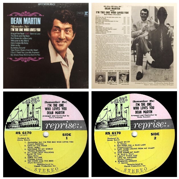 Martin, Dean / (Remember Me) I'm the One Who Loves You | Reprise RS-6170 | 12 Inch Vinyl Album (33 RPM) | August 1965