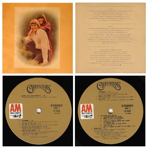 Carpenters / Carpenters | A+M SP-3502 | May 1971