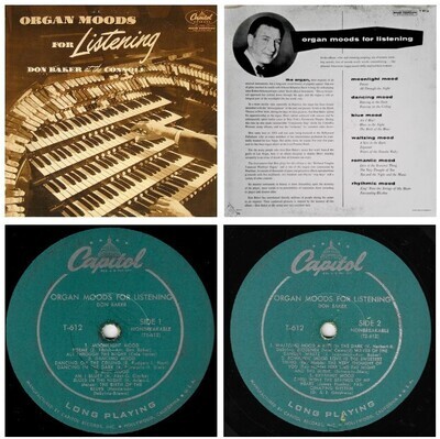 Baker, Don / Organ Moods For Listening | Capitol T-612 | 1958