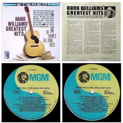 Williams, Hank / Hank Williams&#39; Greatest Hits | MGM SE-3918 | 1968