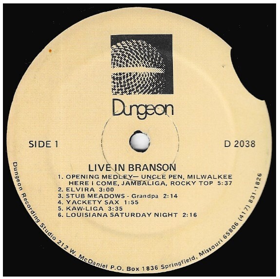 Various Artists / Ozarks Country Jubilee - Live In Branson | Dungeon D-2038