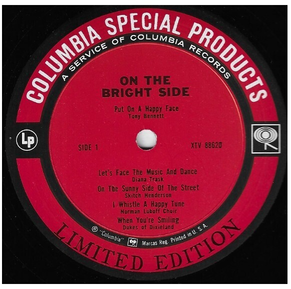 Various Artists / On the Bright Side | Columbia Special Products CSP-113 | Limited Edition