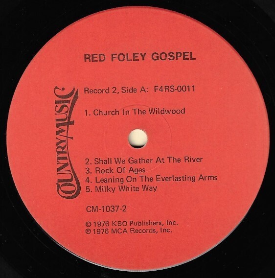 Foley, Red / Gospel | Country Music CM-1037-2 | 1976